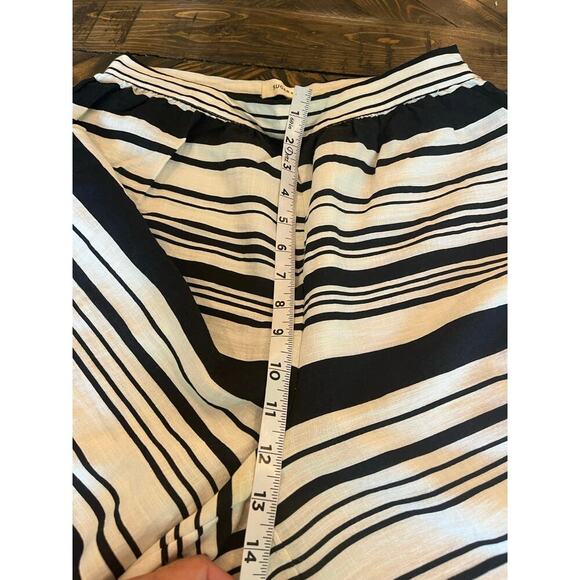 Cottage Core Wide Leg Pant Women Medium Lagenlook Boho Hippie Crop Beach Cruise - Picture 5 of 8